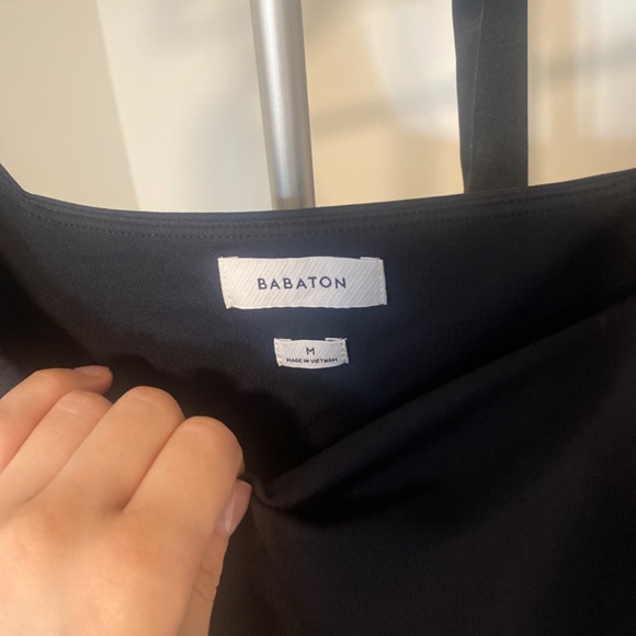 Aritzia Babaton Longsleeve Squareneck Bodysuit - Picture 2 of 4